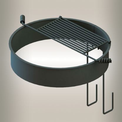 Fire Ring, Single, w/Hinged Grill Product Image