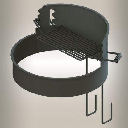 Fire Ring, Double, w/Adjustable Grill Plate Product Image