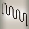 Bike Rack, Serpentine, Surface Mount, Four Hump Product Image