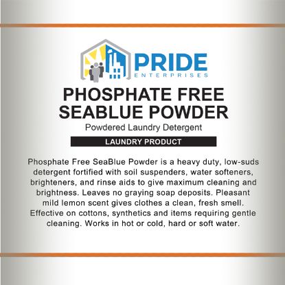 Phosphate Free SeaBlue Powder, Laundry Detergent Product Image