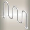 Bike Rack, Serpentine, Surface Mount, Three Hump Product Image