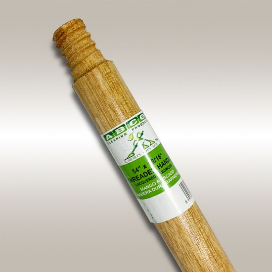 Handle,Broom,Threaded,Wood,54"x15/16"