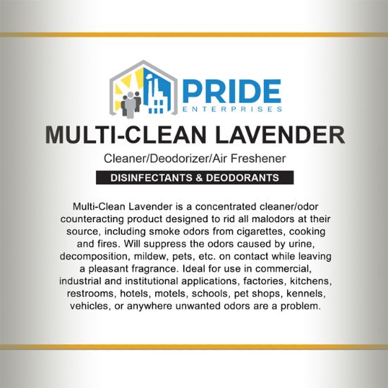 Multi-Clean Lavender, Cleaner/Deodorizer