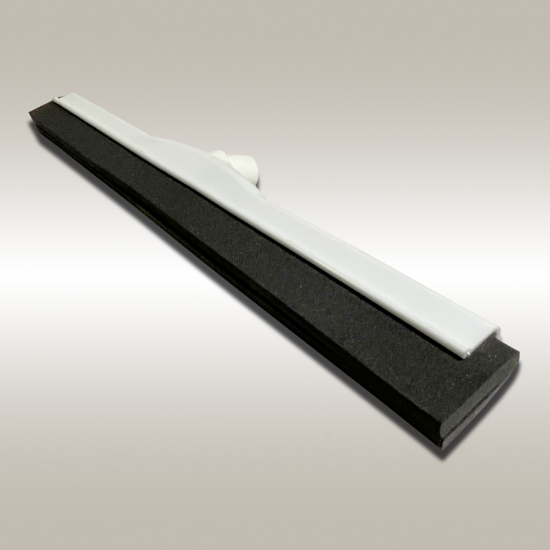 Squeegee, Floor, Plastic,Double Foam Blades, Straight, 18"