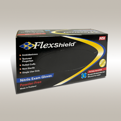 Gloves, Box, Nitrile, Non-Powder, Large, Blue, 100/bx