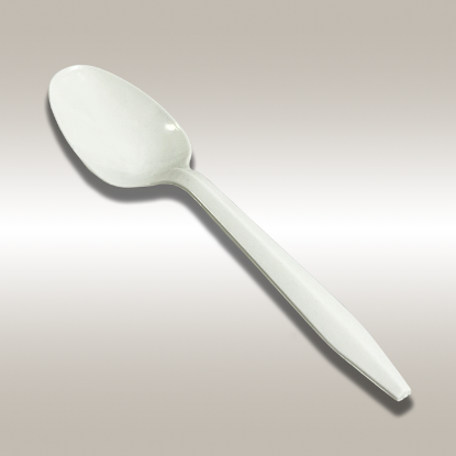 Utensil, Spoon, Mediumweight, White, 1000 ct