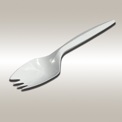 Utensil, Spork, Mediumweight, White, 1000 ct