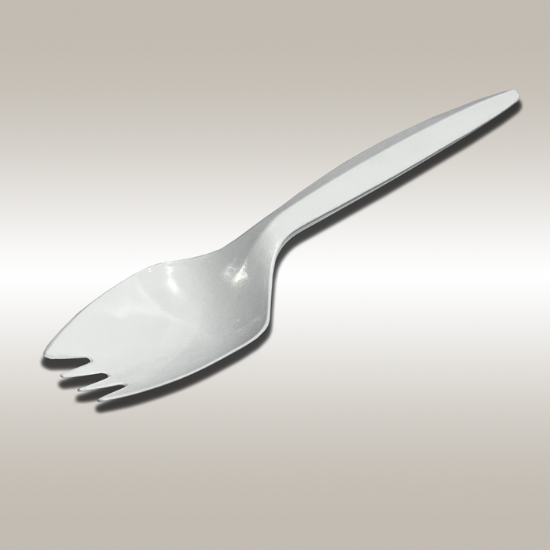 Utensil, Spork, Mediumweight, White, 1000 ct